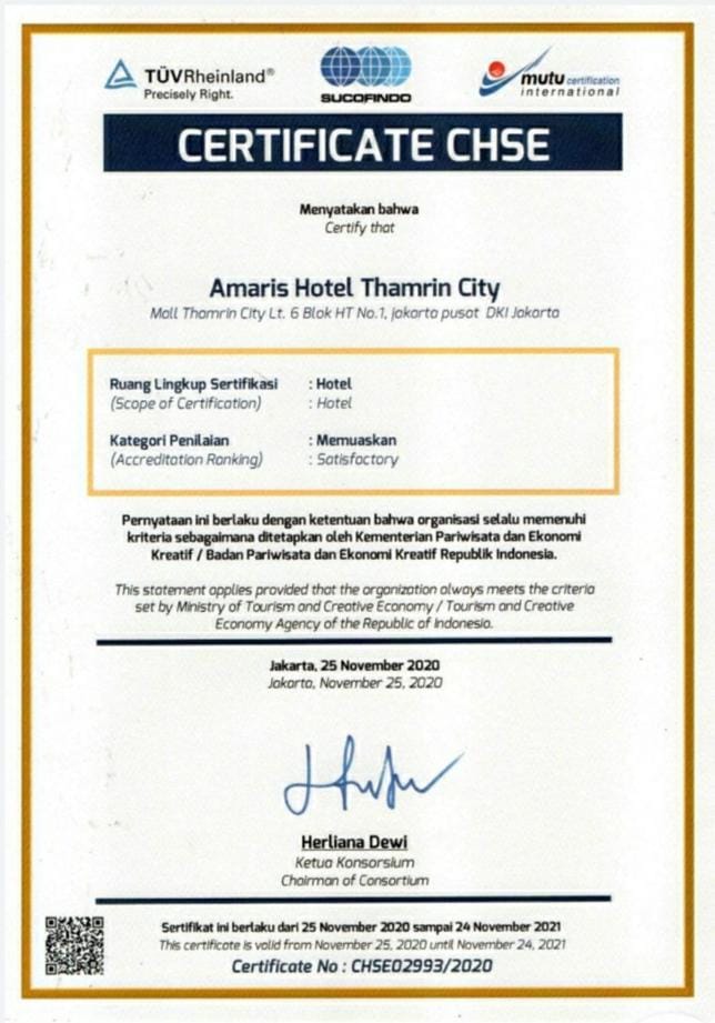 Certificate/Award