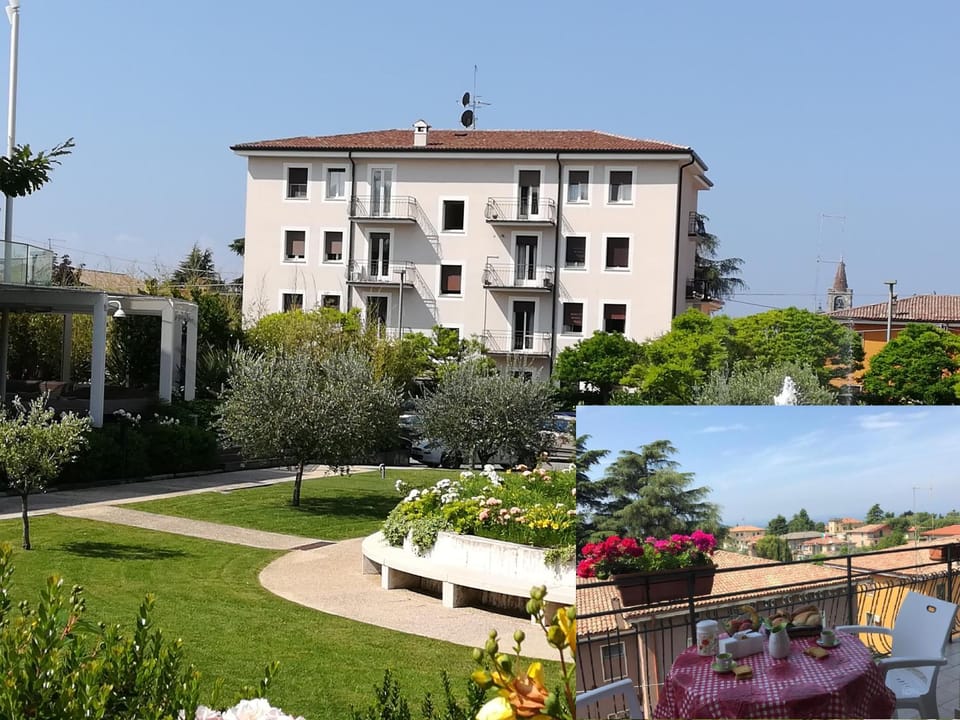 Property building, Garden view