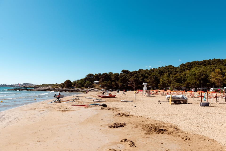 Natural landscape, Beach, Windsurfing, Sea view, Sports