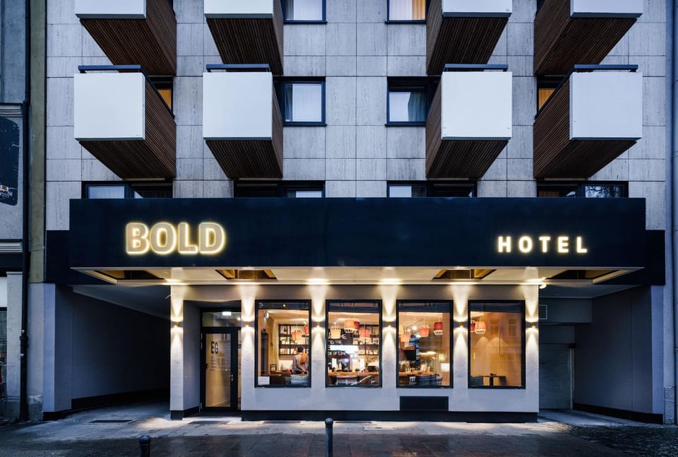 Facade/entrance, Off site, Night, On site