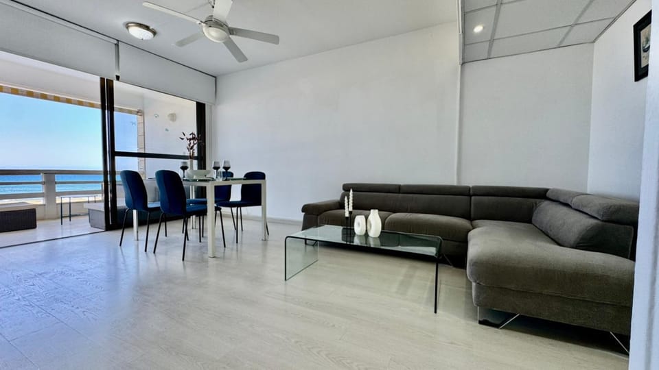 Living room, Seating area, Dining area, Sea view