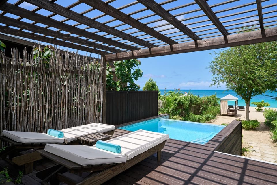 Day, Sea view, Swimming pool, sunbed