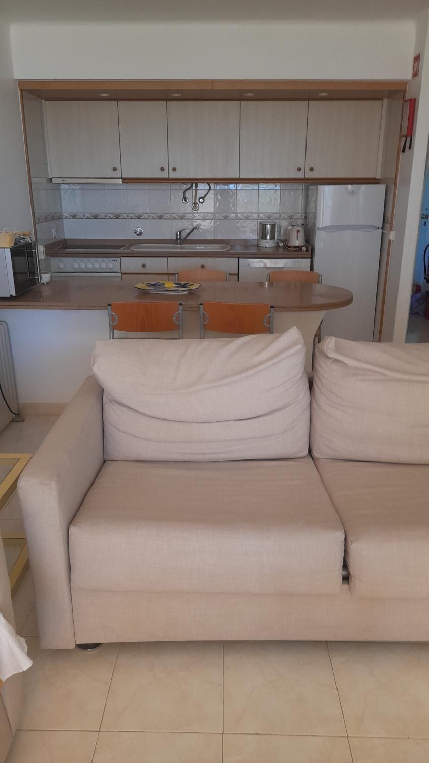 Kitchen or kitchenette, Living room