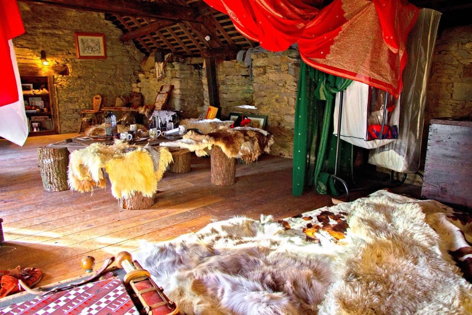 Authentic Knight's Templar Chamber at Chateau Le Mur House in Brittany