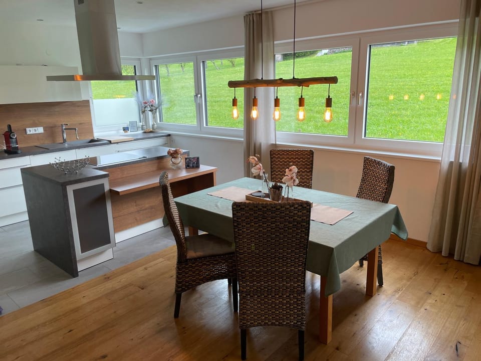 Kitchen or kitchenette, Dining area, dishwasher, oven, stove