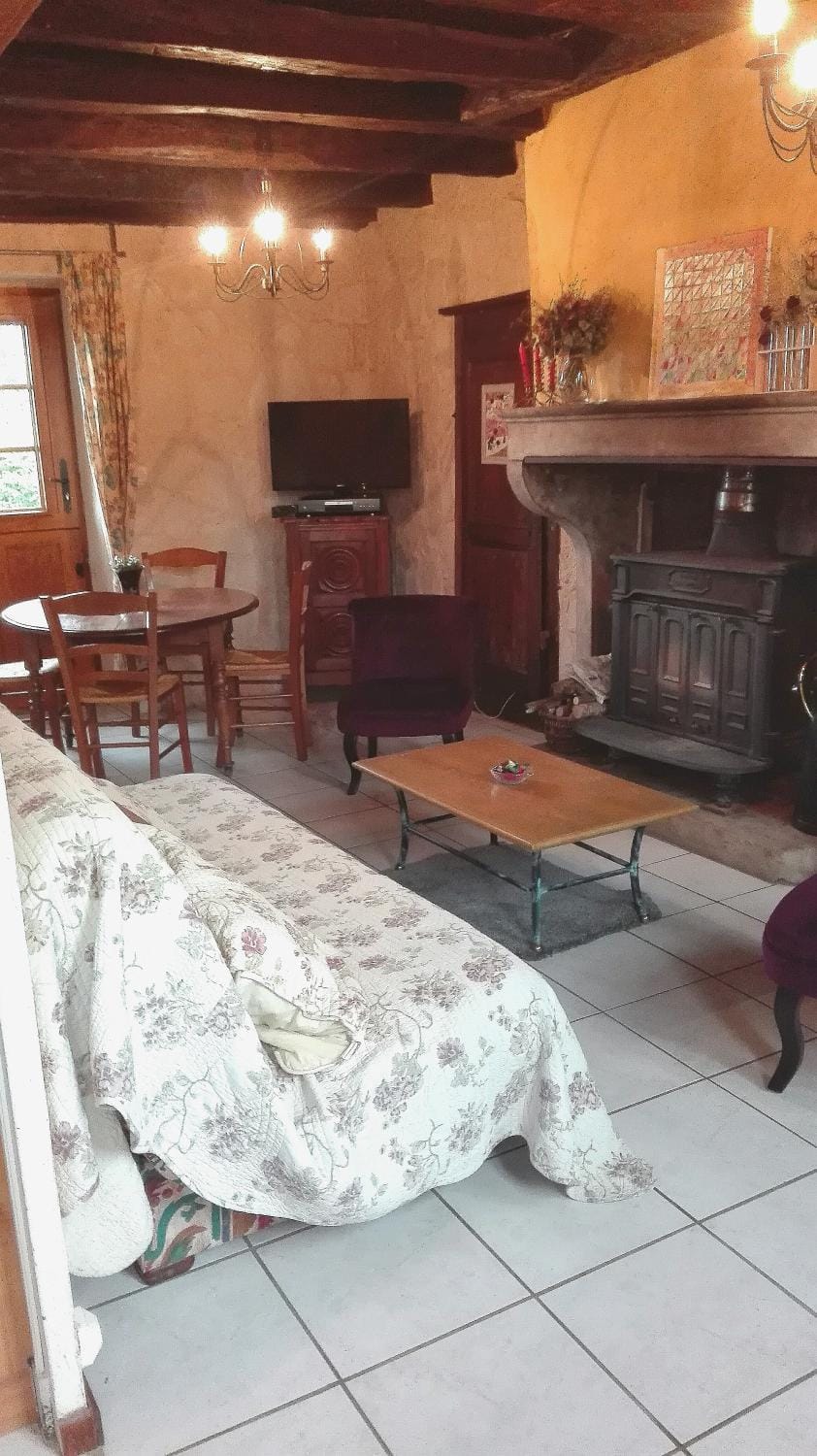 Property building, Living room, flat iron