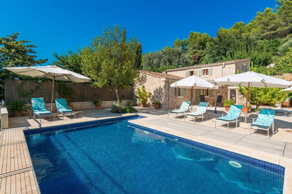 Property building, Living room, Swimming pool