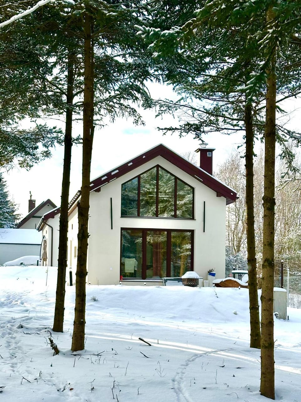 Property building, Day, Natural landscape, Winter