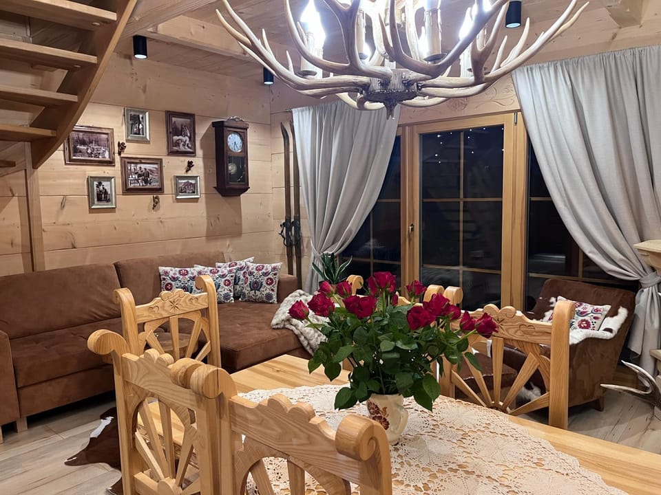 Siumno Chatka domki z ruską balią Chalet in Zakopane