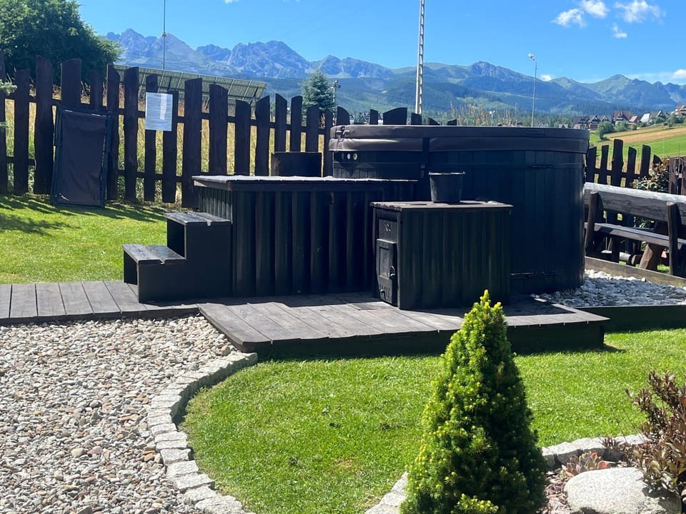 Siumno Chatka domki z ruską balią Chalet in Zakopane