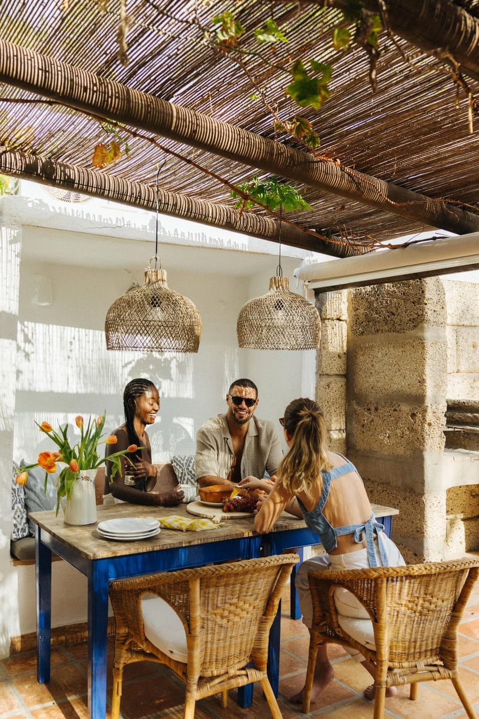 Spring, Summer, Dining area, Garden view, Family