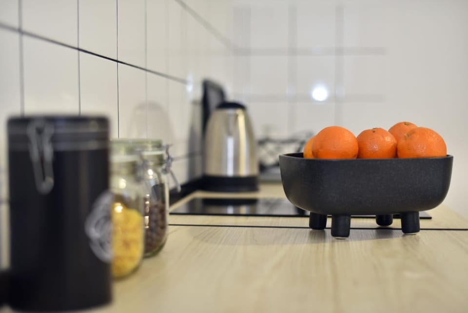 Coffee/tea facilities, Kitchen or kitchenette, Decorative detail
