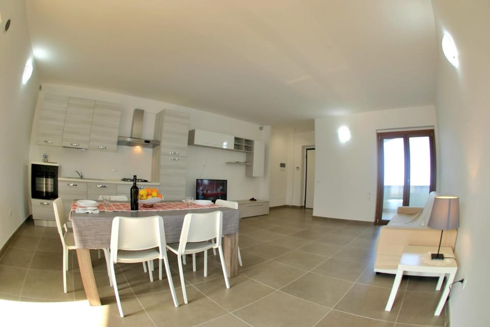 Kitchen or kitchenette, Living room, Dining area