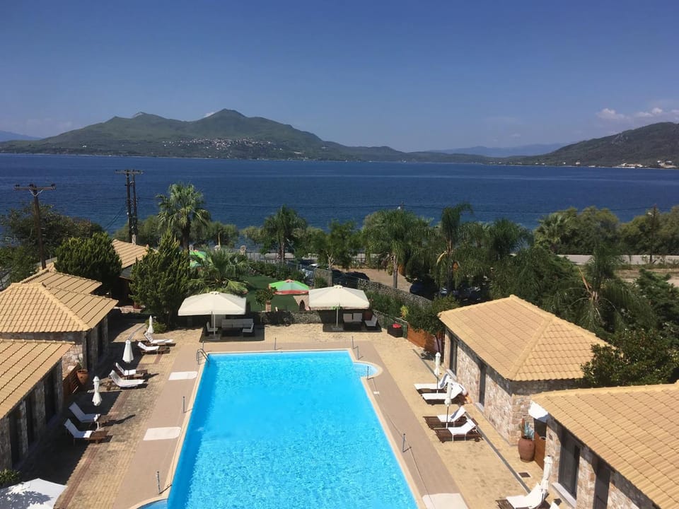 Natural landscape, Pool view, Sea view