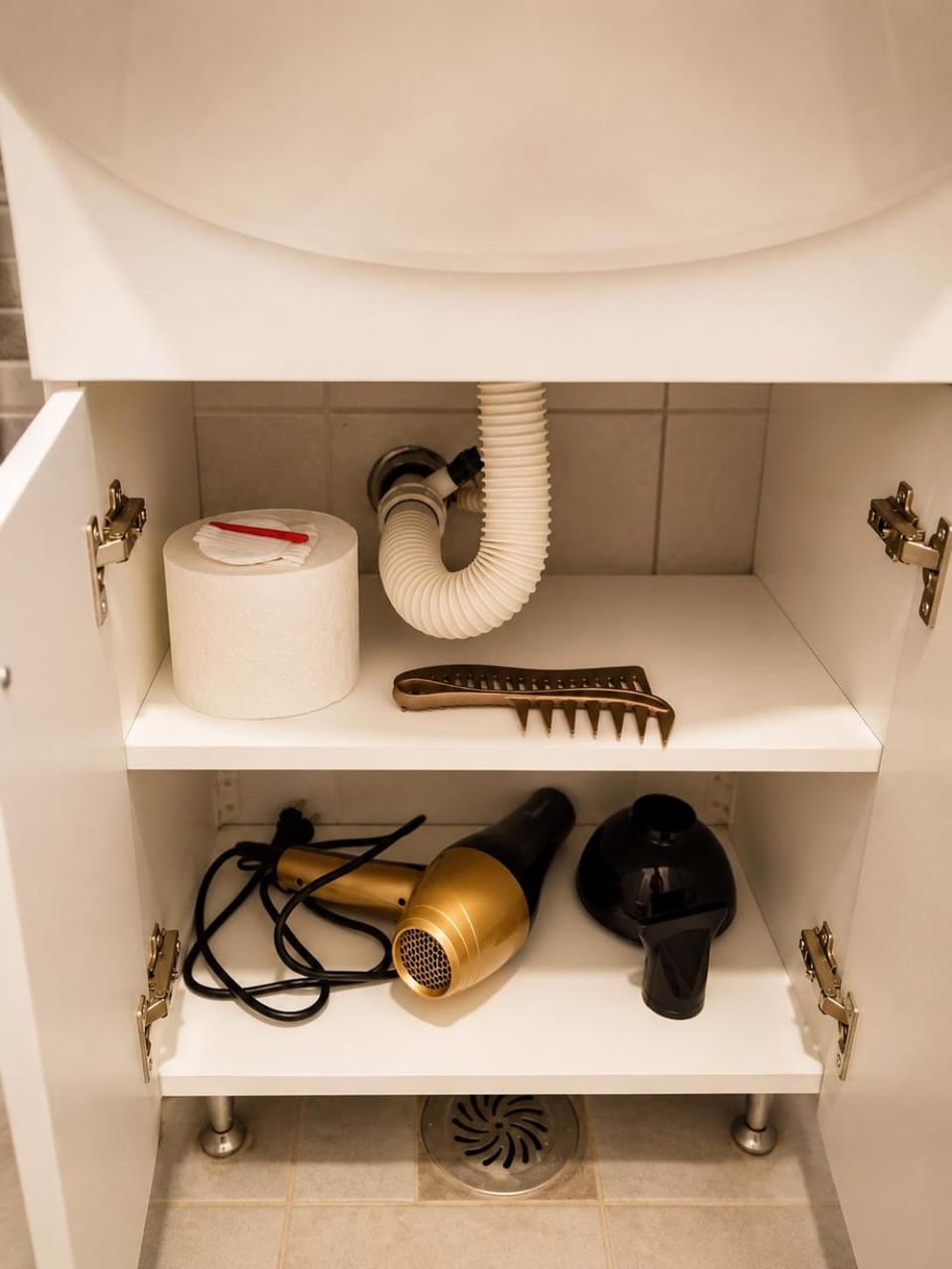 Bathroom, hair dryier