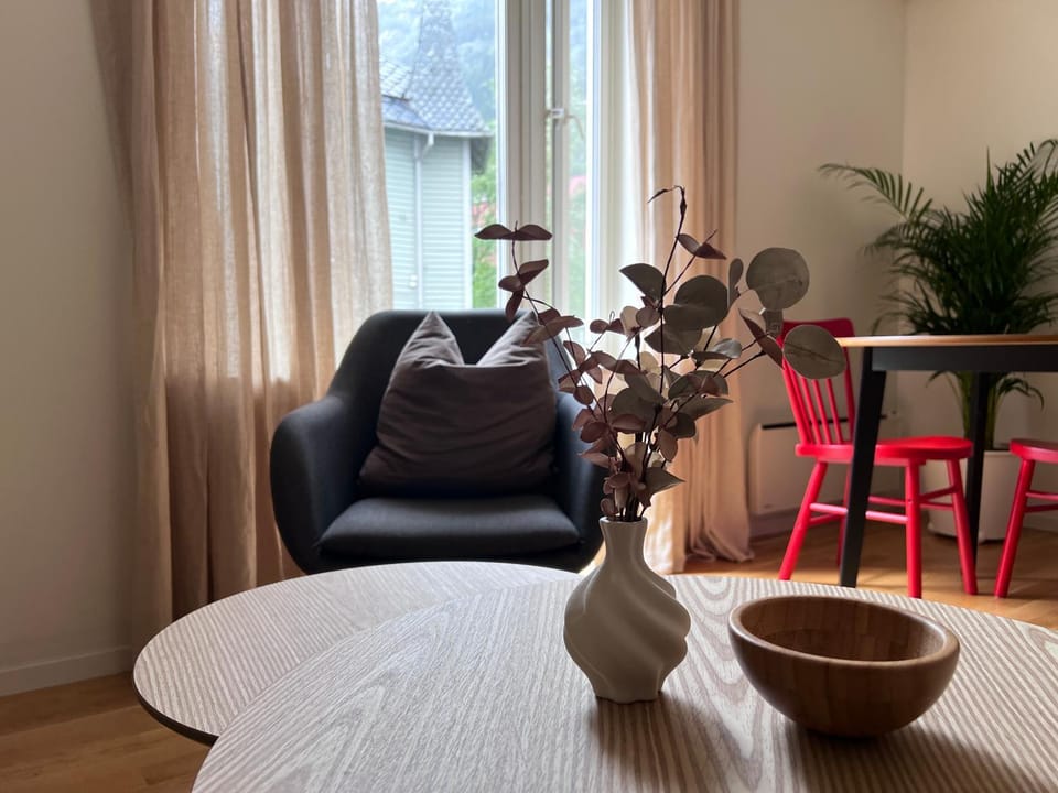 Living room, Seating area, Dining area