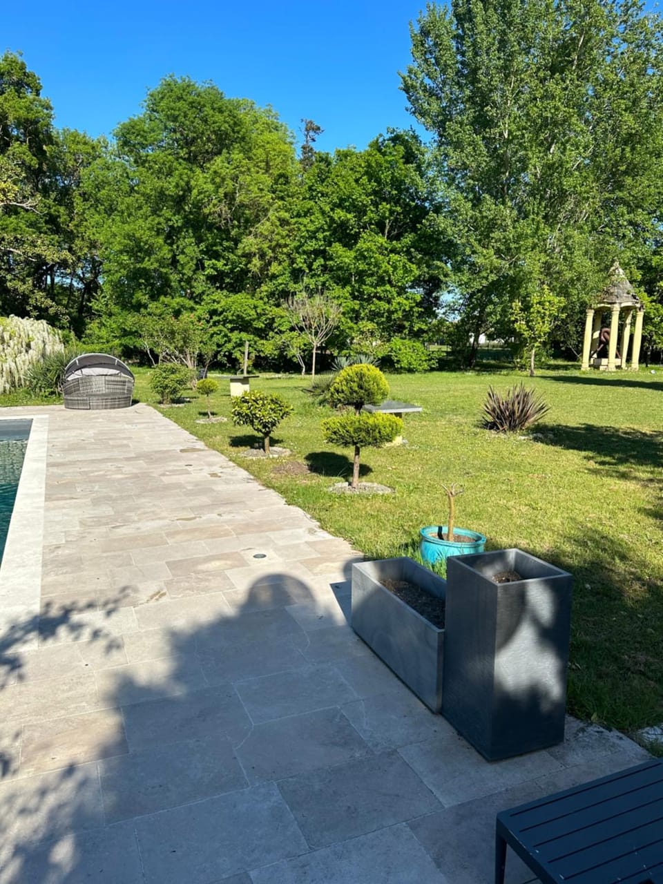 Spring, Day, Natural landscape, Garden, Garden view, Swimming pool