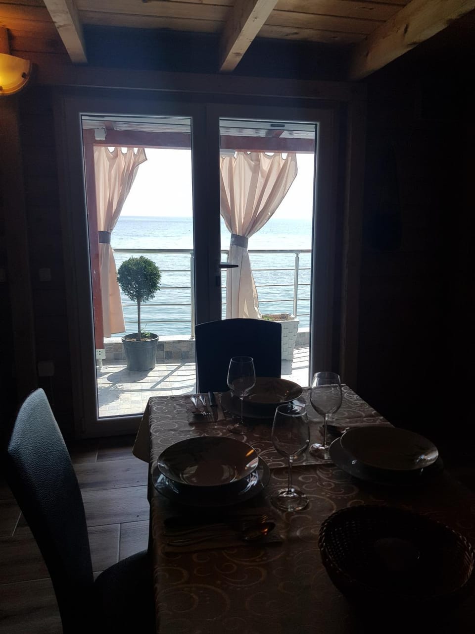 Dining area, Sea view