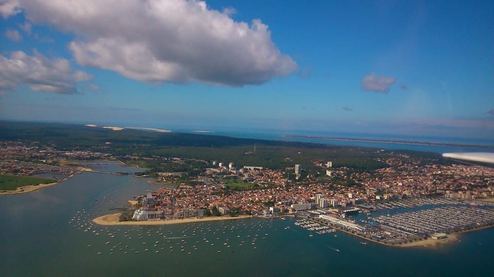 Nearby landmark, Bird's eye view