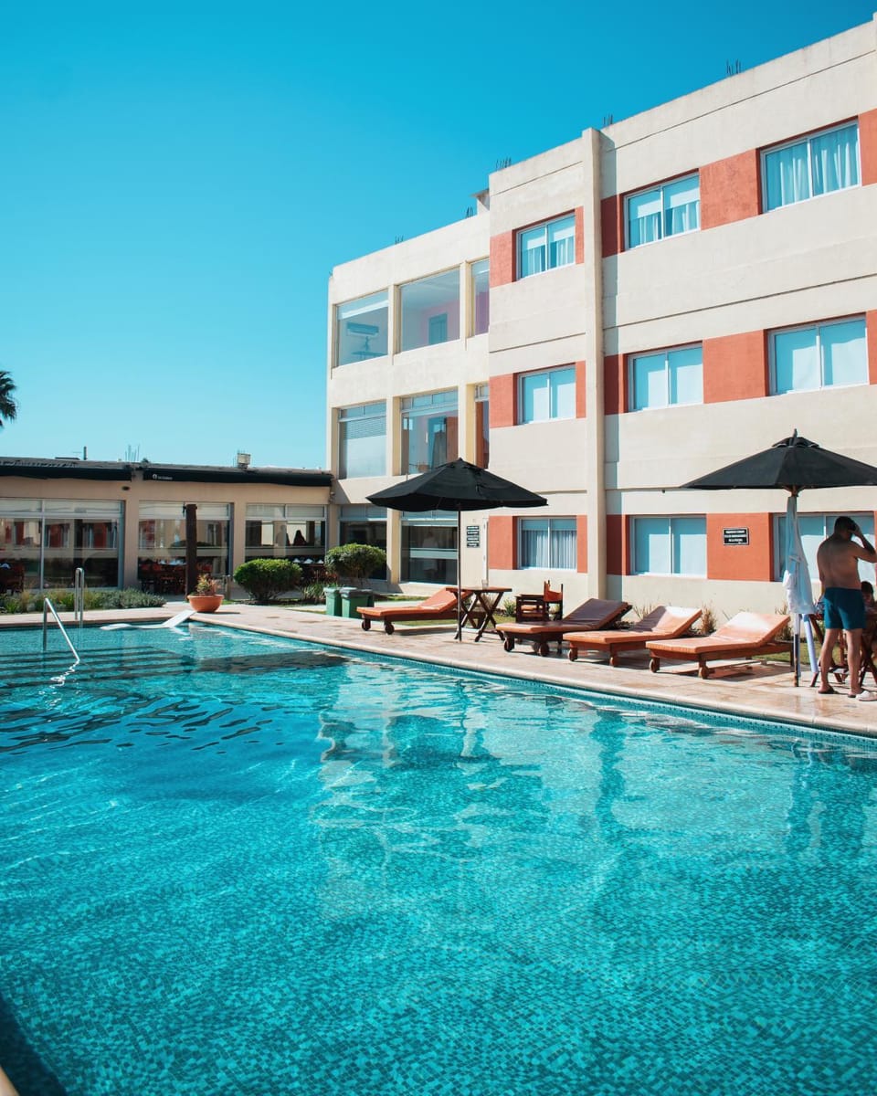 Property building, Pool view, Swimming pool