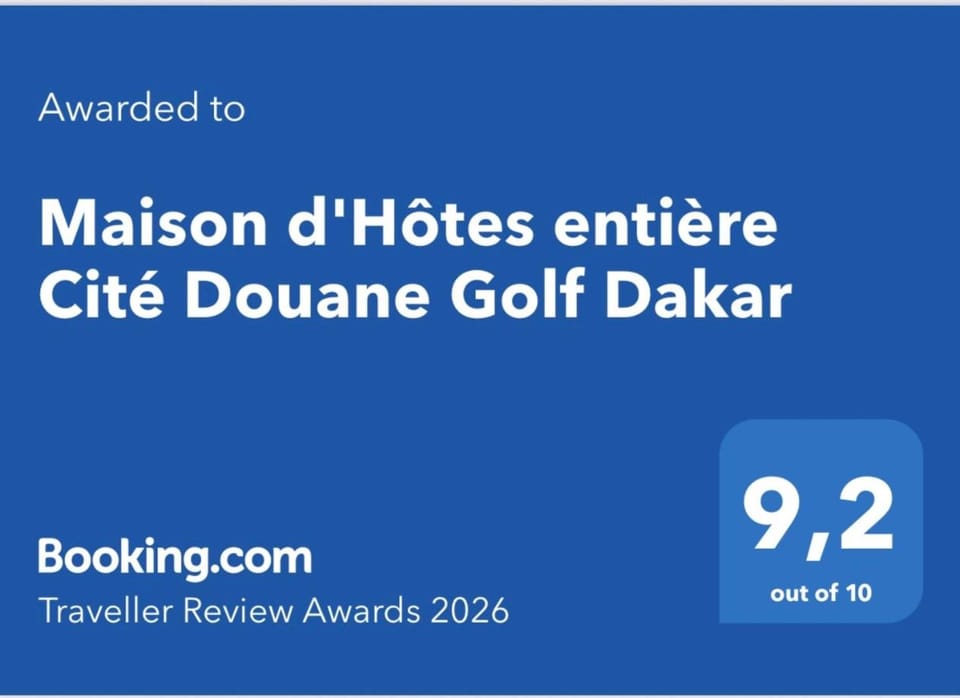 Maison d'Hôtes entière Cité Douane Golf Dakar Bed and Breakfast in Dakar