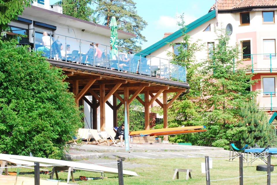 Property building, Balcony/Terrace, Lobby or reception, Canoeing, Lake view, Sports