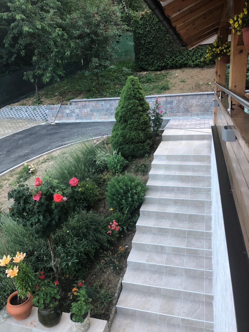 Patio, Natural landscape, Garden, On site