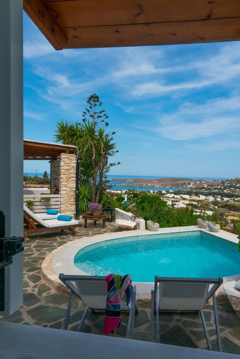 Pool view, sunbed