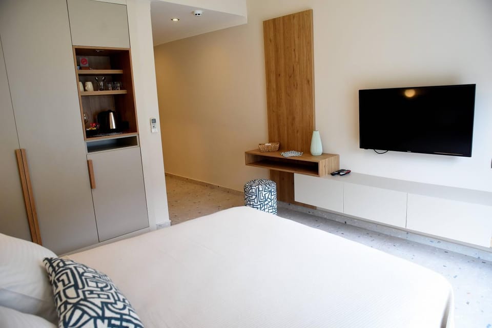 Bed, TV and multimedia, Photo of the whole room, wardrobe