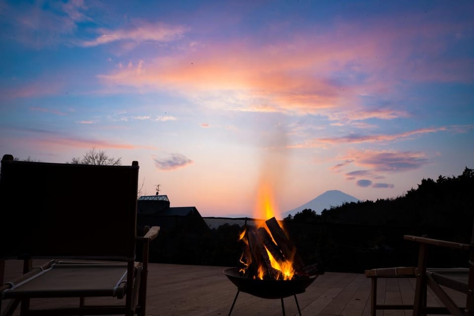 Mountain view, Sunset