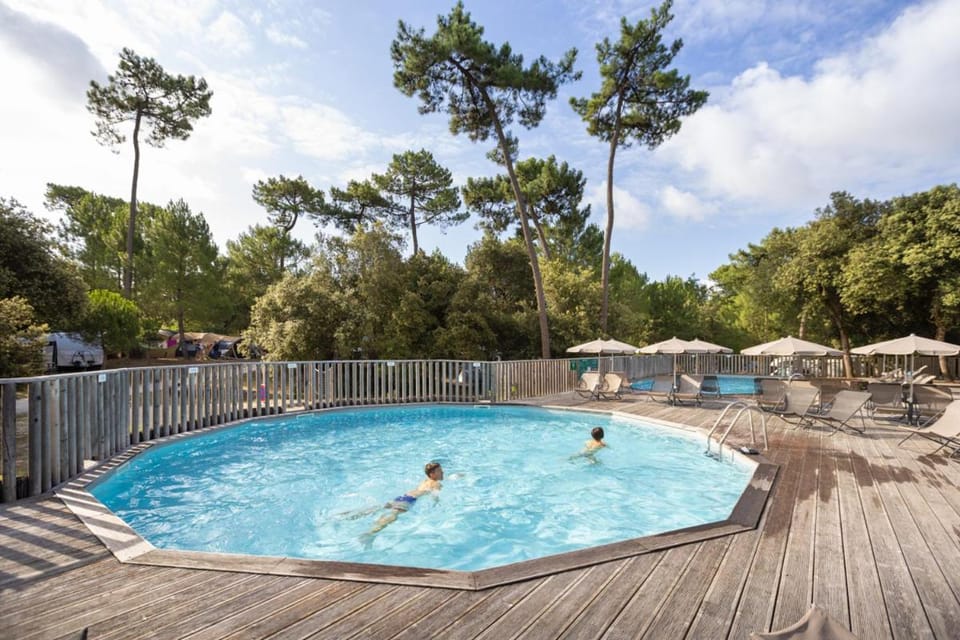 Natural landscape, Swimming pool, sunbed