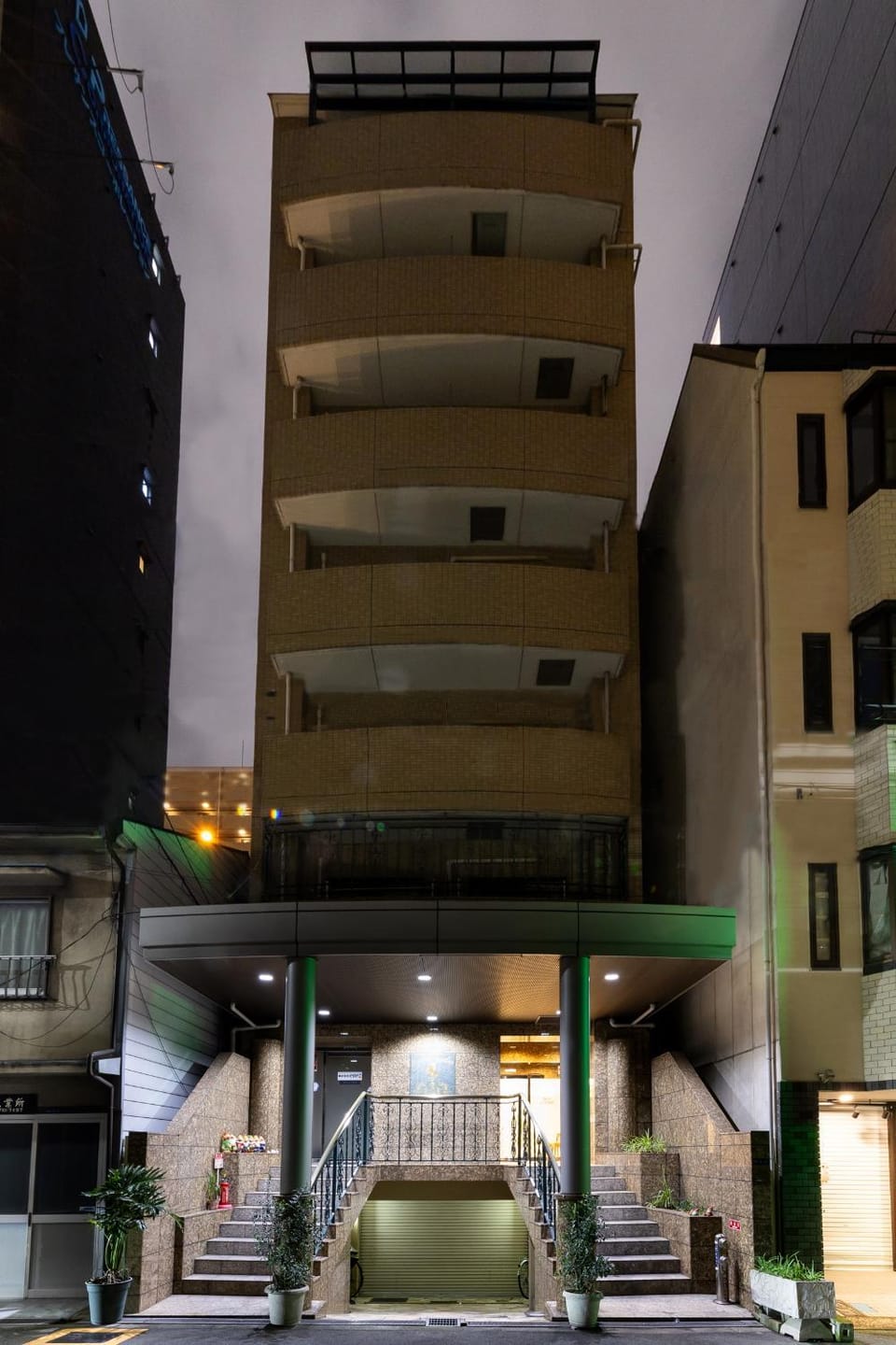 Property building, Night