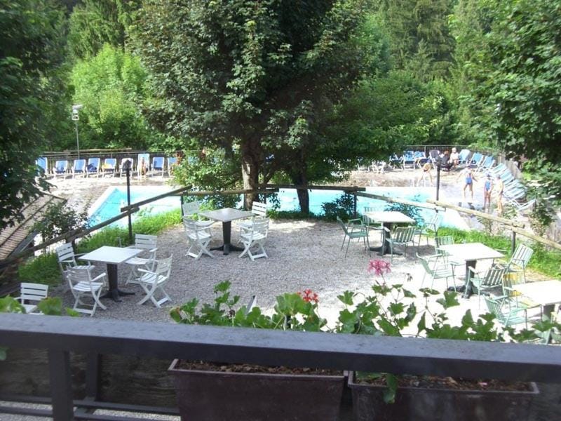 Patio, Day, Pool view