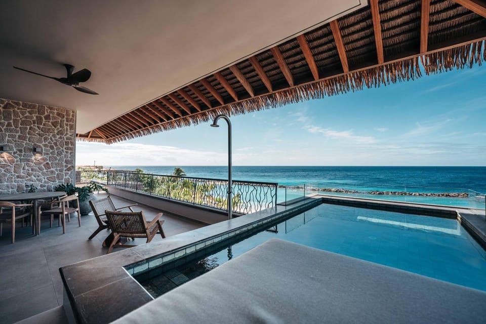 Pool view, Sea view, Swimming pool