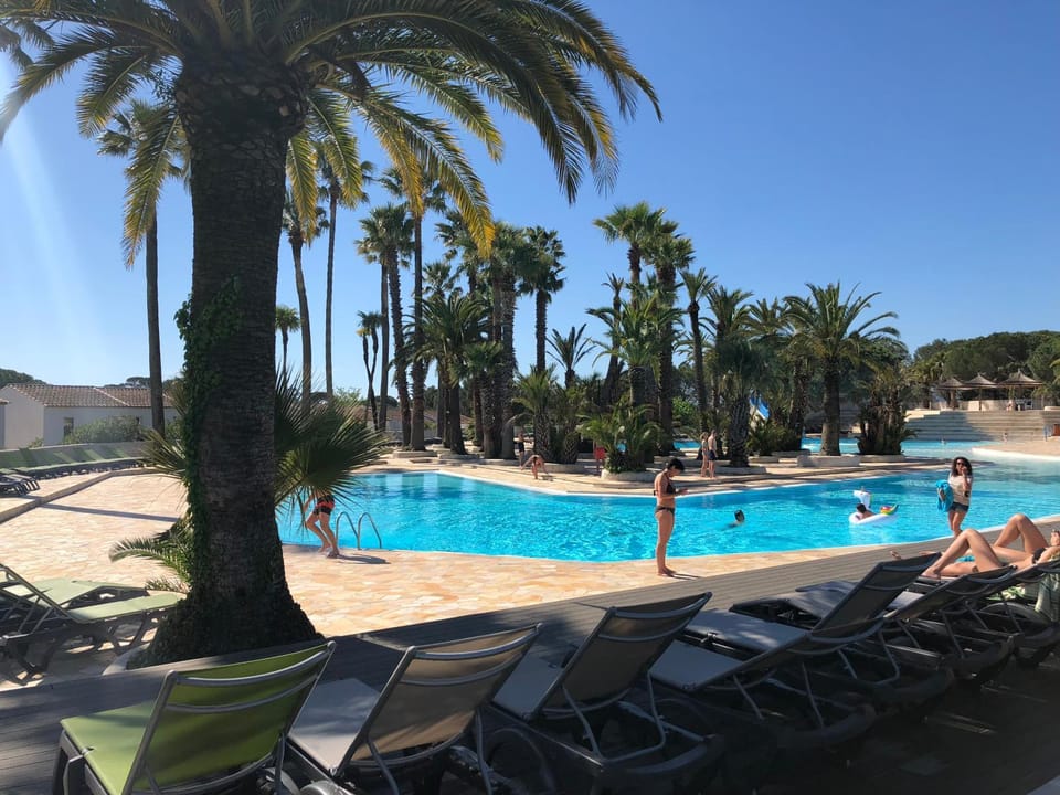 Aqua park, Pool view, Swimming pool, sunbed