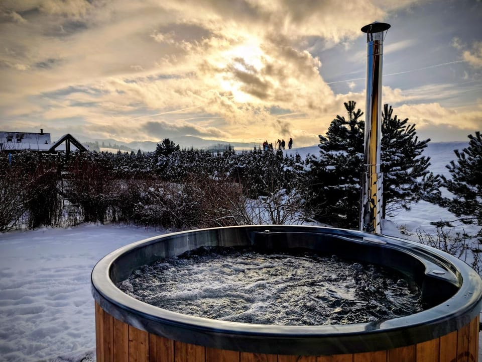 Winter, Hot Tub, Hot Tub