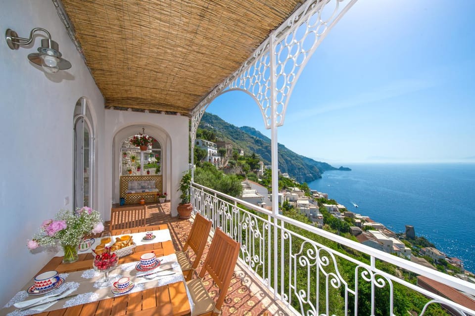 View (from property/room), Balcony/Terrace, Sea view