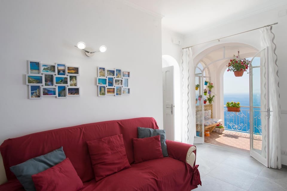 Living room, Seating area, Sea view