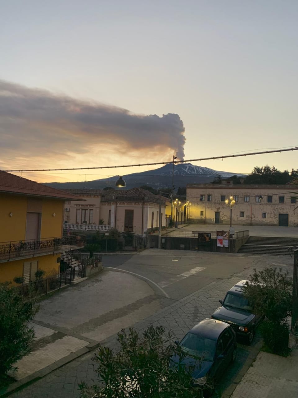 Neighbourhood, City view, Sunset