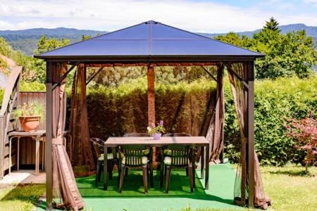 Property building, Garden view