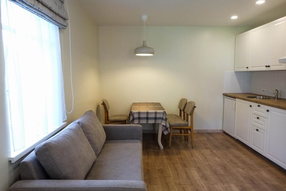 Kitchen or kitchenette, Living room