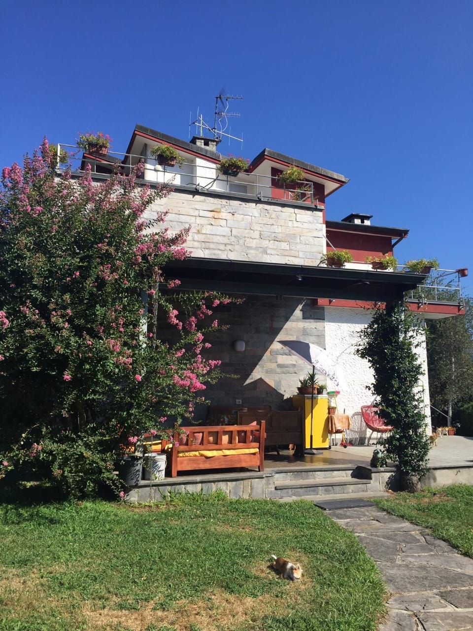 Property building, Garden