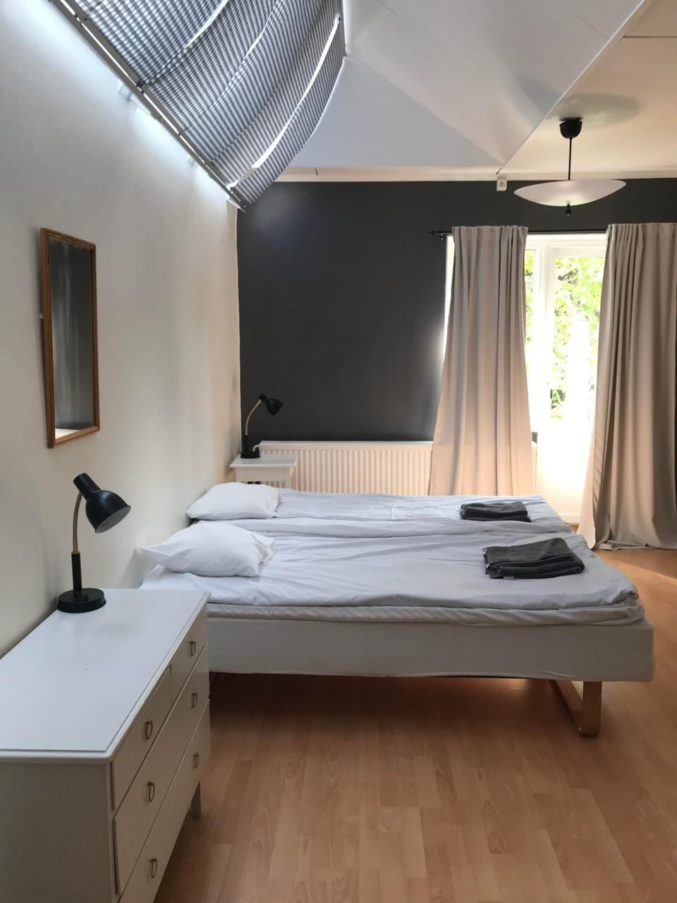 Property building, Bedroom, Garden view