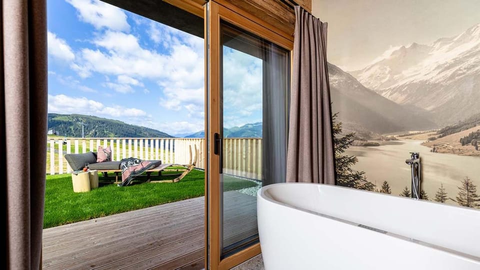 Garden view, Mountain view