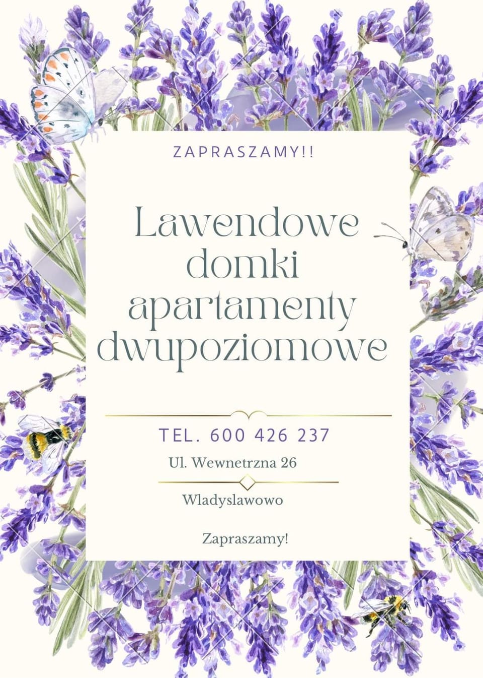 Property building, Text overlay