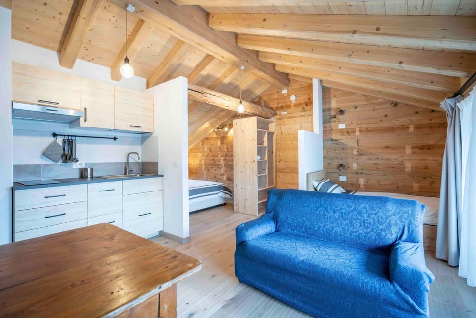 Kitchen or kitchenette, Living room, Dining area