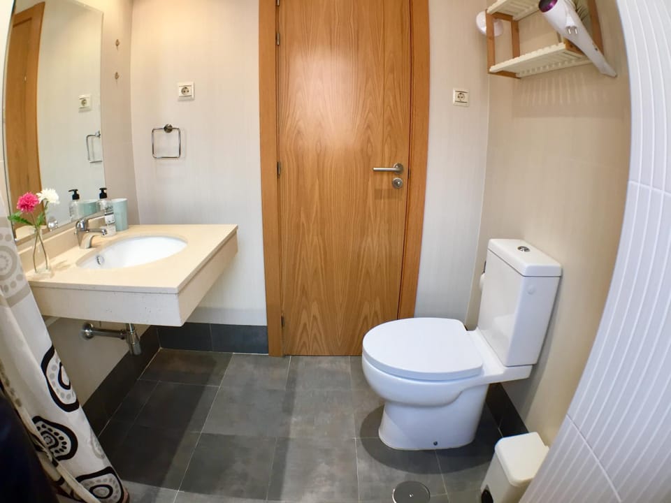 Shower, Toilet, Bathroom, Photo of the whole room, On site