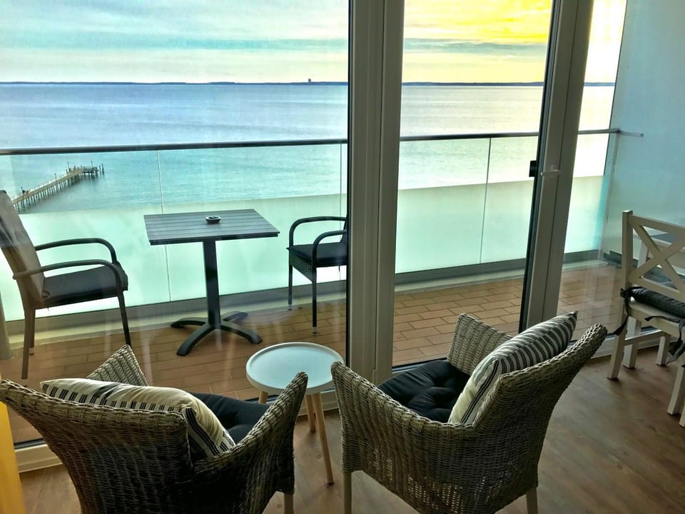 Seating area, Sea view