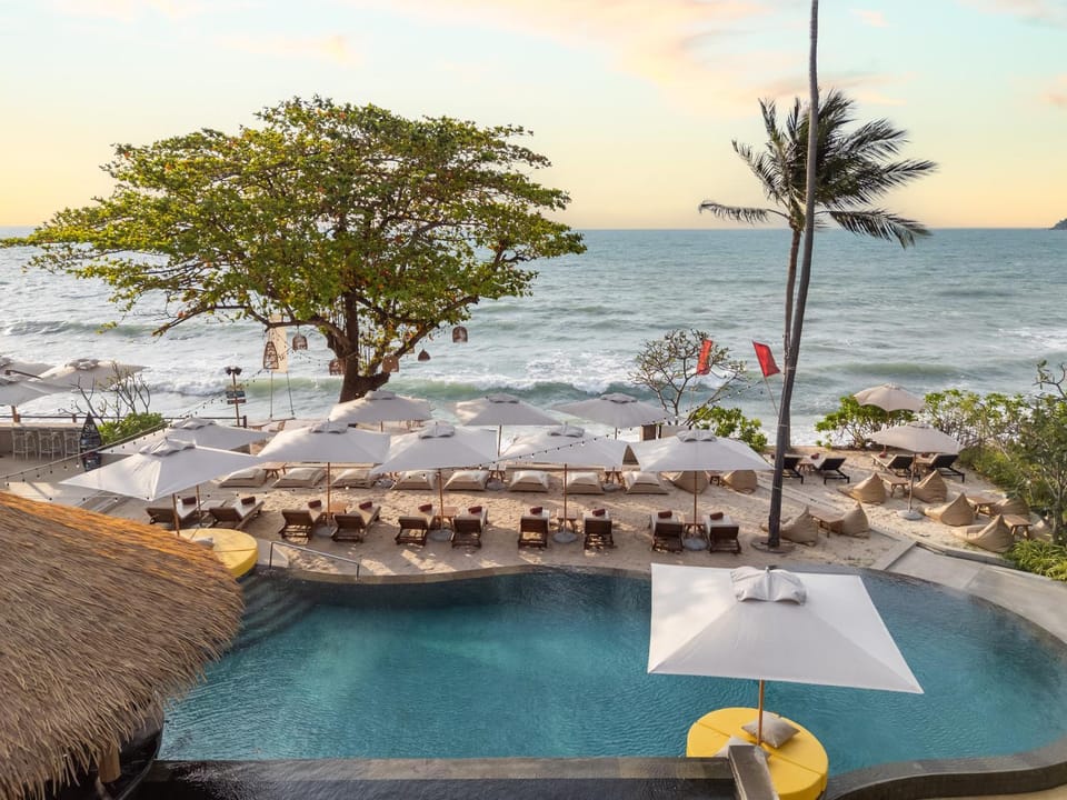 Lounge or bar, Beach, Swimming pool, sunbed