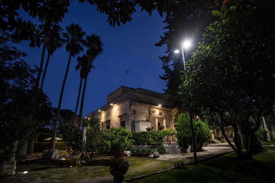 Property building, Spring, Night